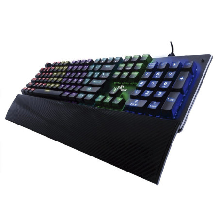 TECLADO GAMER FLARE  MECANIC SWITCH ROJO RGB