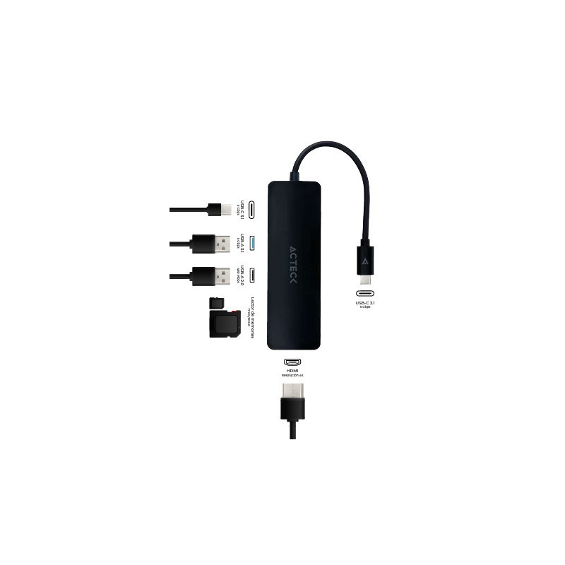 HUB USB-C 6 EN 1